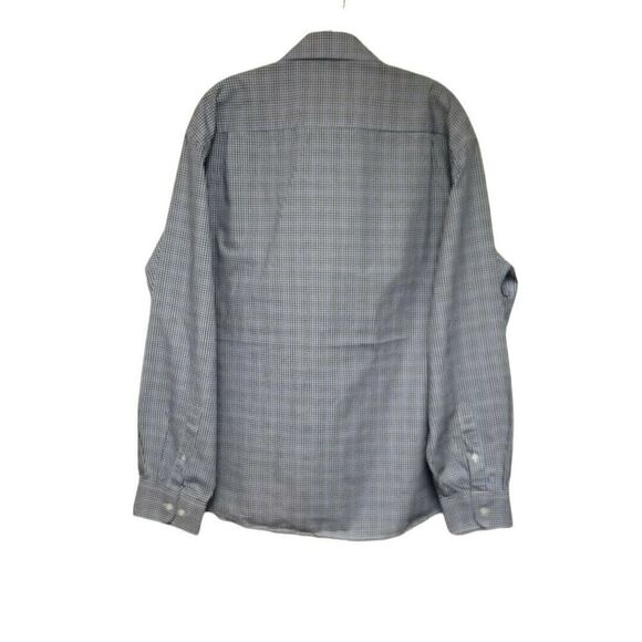 Men's Southern Pines Plaid Long Sleeve Casual/Business/Golf Shirt Color Blue XXL - Picture 2 of 7